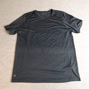 Janji Mens Shirt Large Black Solid Run All Day Tee